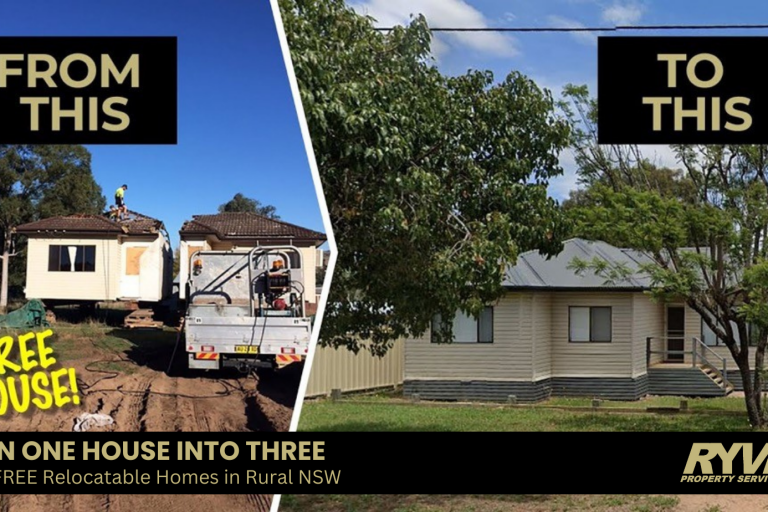Merriwa NSW Rural NSW property subdivision and development by turning 1 home into 3 by relocating homes